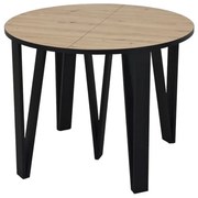 Stół rozkładany Jaśmin ∅100 cm dąb artisan ENDO