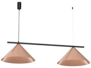 Lampa wisząca na przewodzie CAPITAL 2xGX53/15W/230V różowe złoto