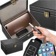 Klatka FARADAYA PUDEŁKO DUŻE 17CM NA KLUCZE do Samochodu Keyless Karty Etui