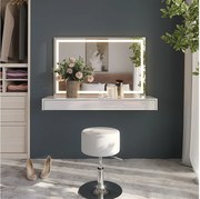 Stół toaletowy biały 120x40.1x12 sherry