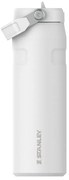 Biały termos ze stali nierdzewnej 700 ml IceFlow™ Bottle Flip Straw 2.0 Frost – Stanley