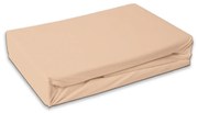 Prześcieradło frotte beżowy, 180 x 200 cm, 180 x 200 cm