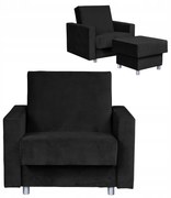 Fotel rozkładany z podnóżkiem Alicja sekretariat