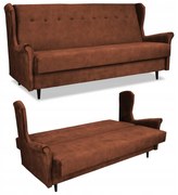 Wersalka sofa uszak kanapa rozkładana Ari brąz