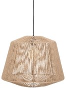 Lampa wisząca z plecionki Jily, metal, Ø 48 cm