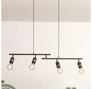 Eglo 900177 - Lampa wisząca LURONE 4xE27/10W/230V na linkach