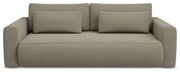 Jasnobrązowa rozkładana/ze schowkiem sofa 238 cm Kapua – Makamii
