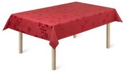 Adamaszkowy obrus ze świątecznym motywem 150x320 cm Natale – Rosendahl