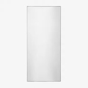 Prostokątne Lustro Ścienne Z Mdf (60x140 Cm) Vuaret Czarna - Sklum