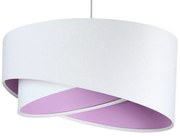Lampa wisząca GEMSTONE WHITE biała/fioletowa BPS KONCEPT