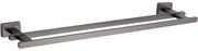 Mexen Arno podwójny wieszak na ręcznik, gun gray szczotkowany - 7020725-66