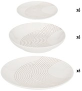 Zestaw obiadowy dla 6 osób SKY LOUNGE, 18 talerzy