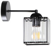 Nowoczesny czarny kinkiet kryształowy - 3X D195 G5-S83