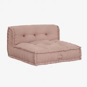 Sofa Środkowa Do Sofy Modułowej Z Bawełny Dhel Blady Fioletowy Róż - Sklum