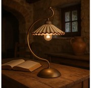 ONLI - Lampa stołowa ROSINA 1xE14/6W/230V brąz