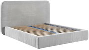 Łóżko tapicerowane z pojemnikiem i zagłówkiem 140x200 - 32 kolory F2-E65