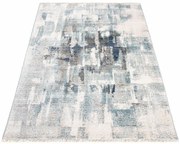 Jasnoniebieski dywan w nowoczesny wzór C3-G20