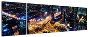 Obraz miasta nocą (170x50 cm)