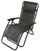 Składane, regulowane krzesło antracyt