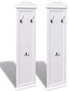 Komplet białych wieszaków na kurtki T0-R60