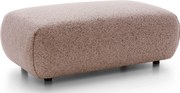 Minimalistyczna duża pufa do salonu oberżyna W3-L40