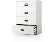 Szafa kartotekowa metalowa biała, 900x1320x600 mm: SARA XL V4