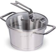 Lamart LT1272 rondel z pokrywką Conic śred. 16 xwys. 9 cm, śred. 16 cm