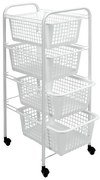 Stojak z koszykami Metaltex Miami, wys. 83 cm