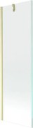 Mexen Next parawan nawannowy 1-skrzydłowy 60 x 150 cm, transparent, złoty szczotkowany - 895-060-000-00-00-55