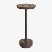 Bezprzewodowa Lampa Stołowa Led Rivkin Wędzony Brąz - Sklum