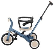 PETITE&MARS - Dziecięcy rowerek trójkołowy 5w1 TURBO Ocean Blue