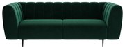 Ciemnozielona sofa Ghado Shel, 210 cm