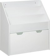 Regał na książki z szufladą, 3 półki