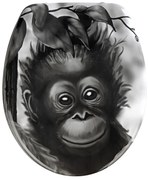 Deska sedesowa MONKEY, uniwersalna - Duroplast, WENKO
