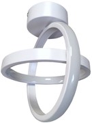 Plafon lampa LED sufitowa geometryczna metalowa AT71-2SL-Biała