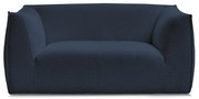 Ciemnoniebieska sofa z materiału bouclé 170 cm Giorgia – Bobochic Paris