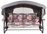 Huśtawka ogrodowa z moskitierą Ravenna Black Edition A098-01PB PATIO