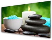 Panel Szklany Świeczka Sól Sztuka