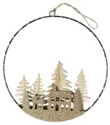 Dekoracja świąteczna z LED do zawieszenia, Ø 20 cm