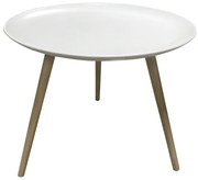 Stolik pomocniczy ISLAND Ø 54 cm, biały