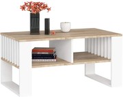 Nowoczesna Prostokątna Ława Z Lamelami L5-L49