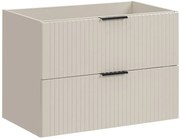 Beżowa szafka umywalkowa z szufladami 80 cm R5-R36