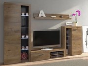 Meblościanka Rena mini 270 cm - dąb lefkas