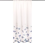 4Home Zasłona Floral niebieski, 140 x 245 cm