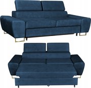 Sofa kanapa Bosso salon Family meble granat reg zagłówek