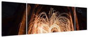 Obraz - Pokaz świateł na torach (170x50 cm)