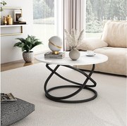 Stolik kawowy biały 79.5x62x46 calgary