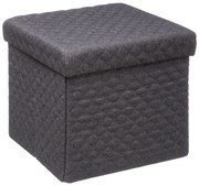 Pufa składana ze schowkiem, 31 x 30 x 31 cm