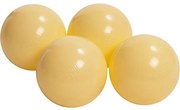 Plastikowe Piłeczki Do Suchego Basenu 7cm, 50 Szt, Pastelowożółte - Meowbaby®
