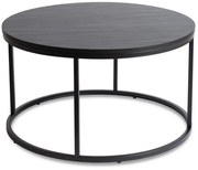 Czarny nowoczesny okrągły stolik kawowy F6-F20